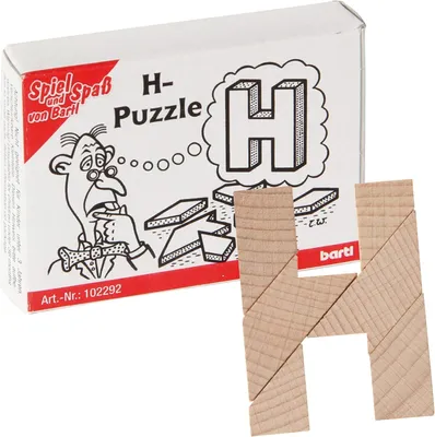 Produktbild von Das H-Puzzle  - Mini Geduldspiel