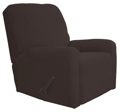 Productafbeelding van Comfortabele en rekbare beschermhoes voor ligstoelen, set van 4, beschermt meubels, zachte bekleding