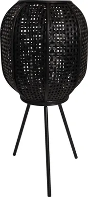 Produktbild von Laterne - Auf Sockel - Schwarz - Ø32x66cm - Stahl