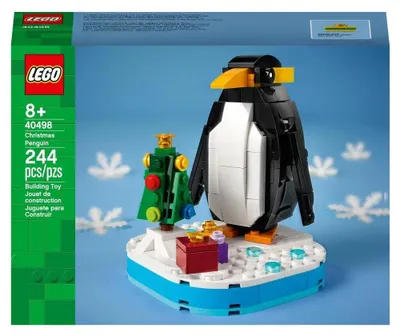 Zdjęcie produktu dla LEGO Iconic Bożonarodzeniowy pingwin, Zestaw do budowania, 8 lat(a), Plastik, 0 szt., 260 g