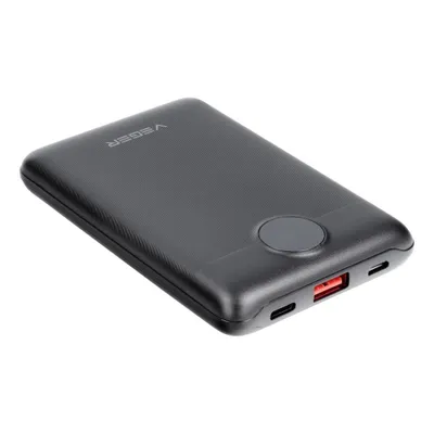 Produktbild von VEGER Powerbank 10 000 mAh PD QC3.0 2A 22.5W S11 (W1140) schwarz