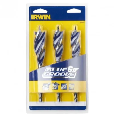 Produktbild von Irwin Holzbohrer Set 3St.blue Groove 20, 22, 25Mm