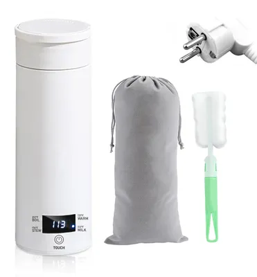 Immagine prodotto di Bollitore elettrico da viaggio, piccolo, 500 ml, con 4 impostazioni di temperatura, 220 V, 300 W, portatile