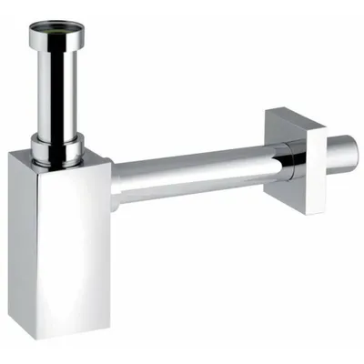 Produktbild von Bonomini PIQuadratO Waschtisch-Siphon 5/4", Abfluss 32mm, Chrom