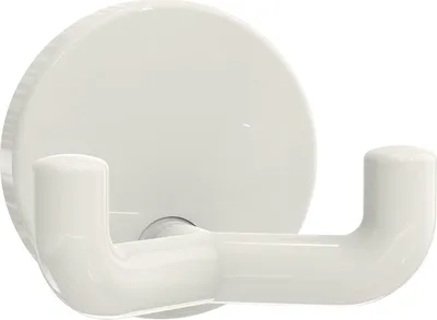 Immagine prodotto di Gancio doppio HEWI Ø 50 mm bianco, 1 pz.