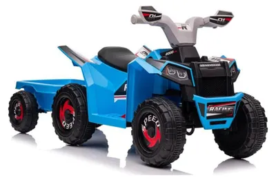 Obrázok produktu pre Modrá batériová štvorkolka XMX630T s prívesom