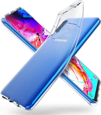 Produktbild von Hülle für Samsung Galaxy A70 - Transparent Handyhülle Kratzfest Schutzhülle Ultra Dünn Phonillico®