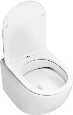 Immagine prodotto di WC sospeso, doppio scarico, sedile a chiusura ammortizzata, bianco