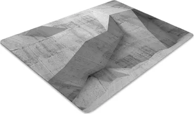 Obrázek produktu pro Ochranná podložka pod židli - Ochranná podložka pod židli - Podložka pod podlahu - 140x100 cm - Abstraktní beton.