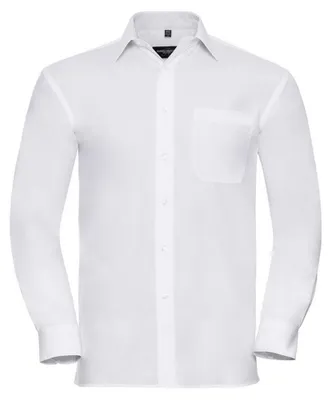 Immagine prodotto di Russell Collection - Camicia da uomo a maniche lunghe FK2108 (4XL) (bianca)
