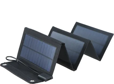 Zdjęcie produktu dla ładowarka słoneczna 20 W, składany panel słoneczny z portami USB, wodoodporna, kempingowa, podróżna, kompatybilna ze smartfonami iPhone i Android