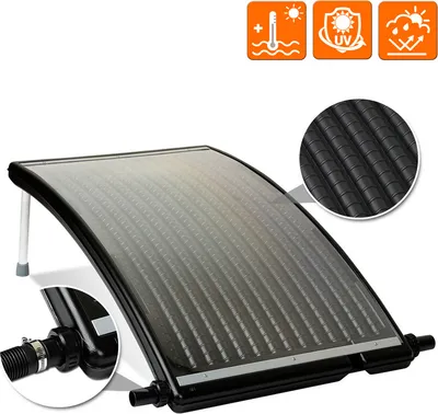 Produktbild von TolleTour Solarheizung Poolheizung Pool Solarmodul Solar-Absorber Solarkollektor schwarz