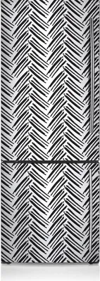 Produktbild von Magnete Küche Kühlschrank Kühlschrankmagnete 60x205 cm - HERRINGBONE Muster.