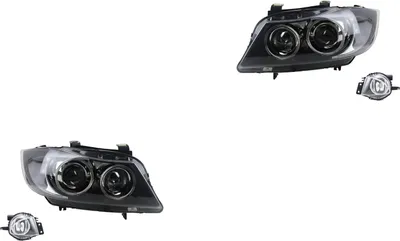 Produktbild von Scheinwerfer Satz Xenon passend für BMW 3er E90 E91 01/2005 -08/08 D1S H7 +Nebel 63176948373 6948373 63176948374 6948374 63117161667 7161667 63 Johns