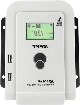 Zdjęcie produktu dla Regulator ładowania słonecznego 12 V/24 V, wyjście USB 5 V, wielokrotna ochrona