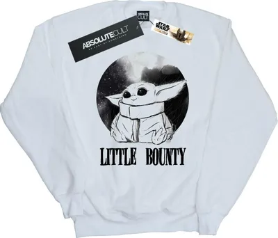 Produktbild von Star Wars - "The Mandalorian Little Bounty" Sweatshirt für Herren BI46479 (S) (Weiß)