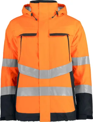 Produktbild von Projob 6441 GEFÜTTERTE JACKE EN ISO 20471 KLASSE 3