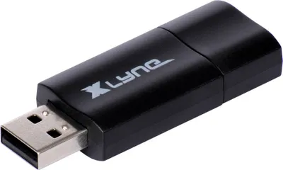 Produktbild von xlyne Wave, 4 GB, USB Typ-A, 2.0, 8 MB/s, Kappe, Schwarz, Orange