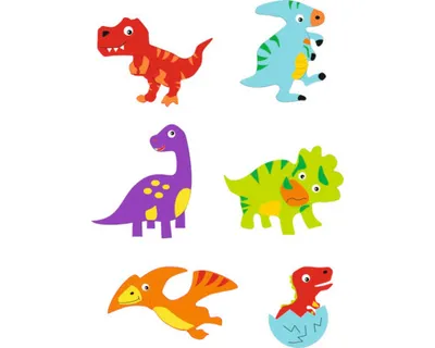 Obrázok produktu pre Glorex penová guma nálepka dinosaurus samolepiaca, 12 kusov