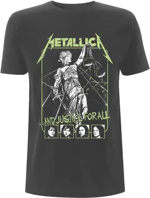 Produktbild von Metallica - "Justice" T-Shirt für Herren/Damen Uni RO10984 (L) (Anthrazit)