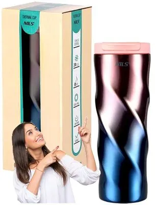 Produktbild von Nils Thermobecher NCB22 Pink 500ml für Unterwegs