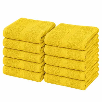 Produktbild von 10-teiliges Set Kinderhandtücher, Marke Ekonom, 40x60 cm, gelb