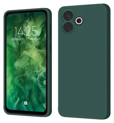 Produktbild von Hülle für Xiaomi Redmi 13 Case Cover Bumper Smartphone Softgrip Schutzhülle Farbe: Grün