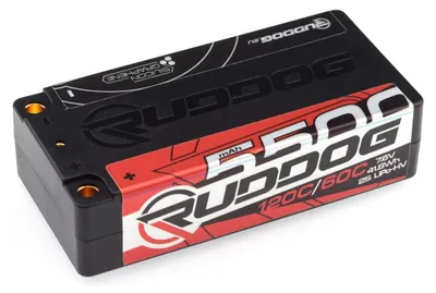 Produktbild von RUDDOG 5500mAh 120C/60C 7.6V Modellbauakkus