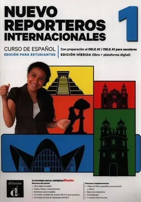 Productafbeelding van Reporteros Internacionales Nuevo 1. Leerboek. Niveau A1. Hybride editie
