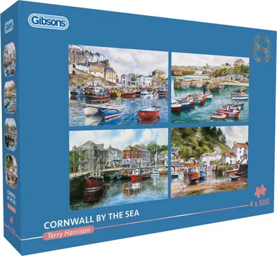 Immagine prodotto di GIBSONS Puzzle Cornovaglia sul mare 4x500 pezzi