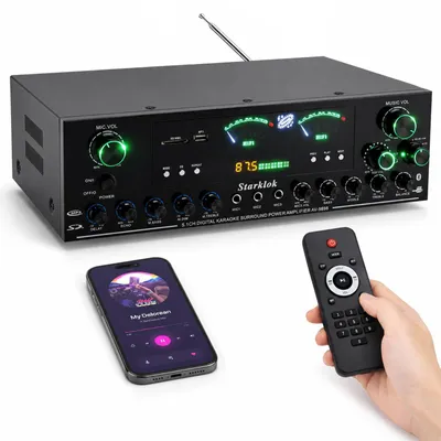Imagen del producto de Amplificador Bluetooth de 5.1 canales - 1000 W de potencia musical