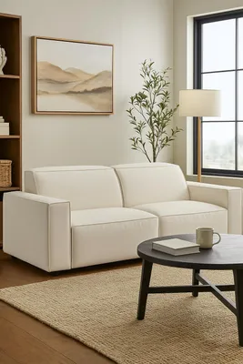 Produktbild von Emoebel24 Sofa 3-Sitzer- Luxus Sofa Wohnzimmer- Sofa Beige- Sitzgarnitur Wohnzimmer- 3 Sitzer Sofa 244x102x70cm Lucas