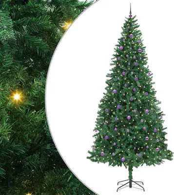 Immagine prodotto di Albero di Natale artificiale a 300 LED con supporto Verde 300 cm