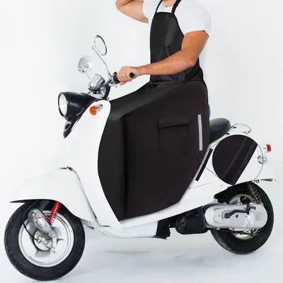 Produktbild von Beinschutz für Motorroller, Rollerdecke , Regenschutz, Nässeschutz für Roller, Abdeckplane universelle Größe, Schwarz [088]