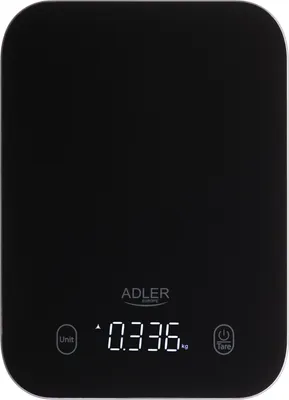 Produktbild von Küchenwaage ADLER AD 3183b schwarz