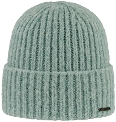 Areco warme Beanie Strickmütze aus Fleecy-Spezialgarn in grün