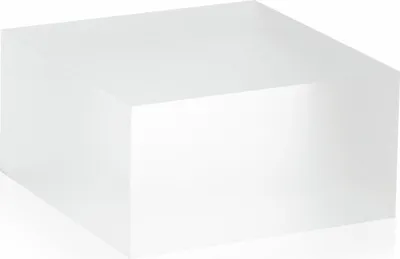 Produktbild von Acrylblock satiniert (75 x 75 x 40 mm)