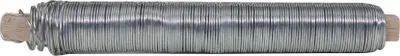 A spool of wire on a white background.