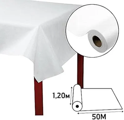 Produktbild von Famanu Tafelkleidrolle – Einweg-Tischdecke 50 x 1,20 m