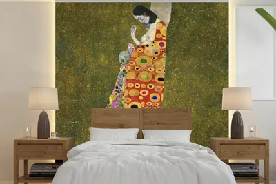Obrázek produktu pro MuchoWow® Fototapety do obývacího pokoje nebo ložnice tapety vinylové motivy tapety Naděje II - Gustav Klimt 240x240cm