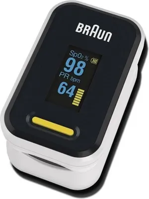 Obrázok produktu pre Pulzný oxymeter Braun YK-81CEU, meranie SpO2, srdcová frekvencia, amplitúda pulzu