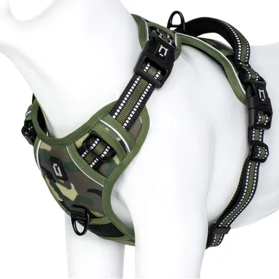 Productafbeelding van Hondenharnas hondentuig - Anti-trek - Maat XL - Reflecterend
