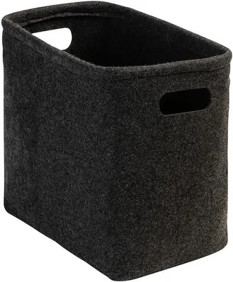 Image de Panier en feutre pliable pour papier toilette, savon et serviettes, disponible en plusieurs couleurs et tailles