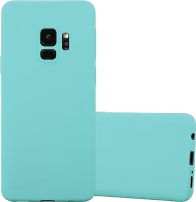 Produktbild von Cadorabo Hülle für Samsung Galaxy S9 Schutzhülle in Blau Handyhülle TPU Silikon Etui Case Cover