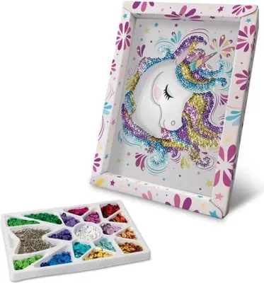 Produktbild von Bastelspiel Lansay illustration with sequins