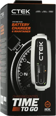 Produktbild von CTEK CT5 Time to Go, Batterie-Ladegerät, mit Countdown-Display 12V 5A EU-Stecker