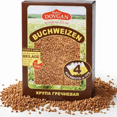 Produktbild von Dovgan Buchweizen im Kochbeutel,  400 g - 1 Beutel