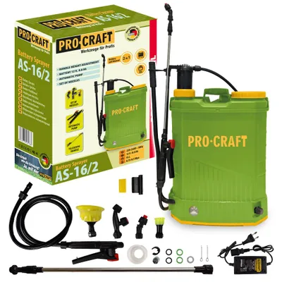 Obrázek produktu pro Aku postřikovač Procraft AS-16/2