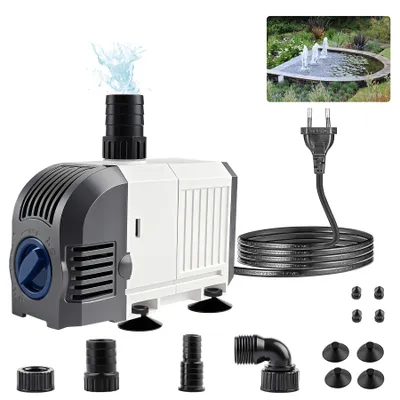 Zdjęcie produktu dla Pompa akwariowa Pompa do oczka wodnego 1500L/h Pompy zatapialne Pompa wodna do ogrodów, akwariów, oczek wodnych, fontann 25W