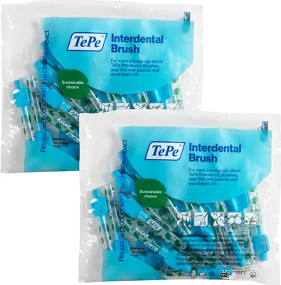 Produktbild von 40 Stück TePe Interdentalbürsten Original, Blau, ISO-Größe 3, 0,6mm, Reinigung der Zahnzwischenräume